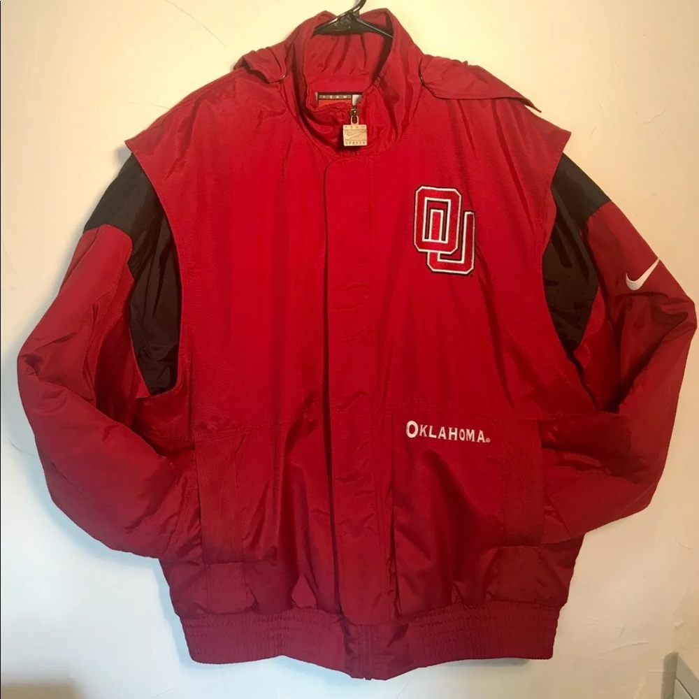 Nike Team Sports OU Coat Jacket Mens size XL